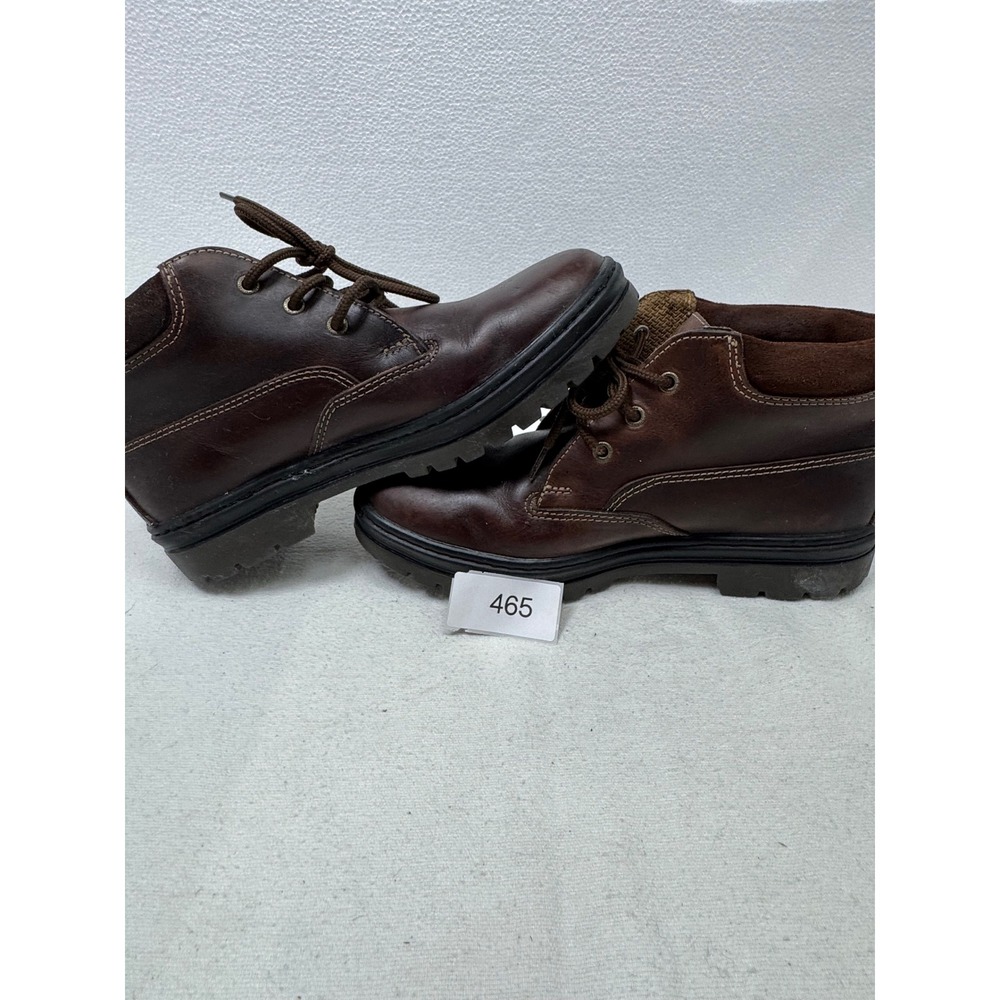 Timberland Leather Ankle Boots Mens 8M‎ Brown Lace Up Lug Sole - Picture 12 of 13